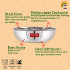 Stainless Steel Tasla, 1L