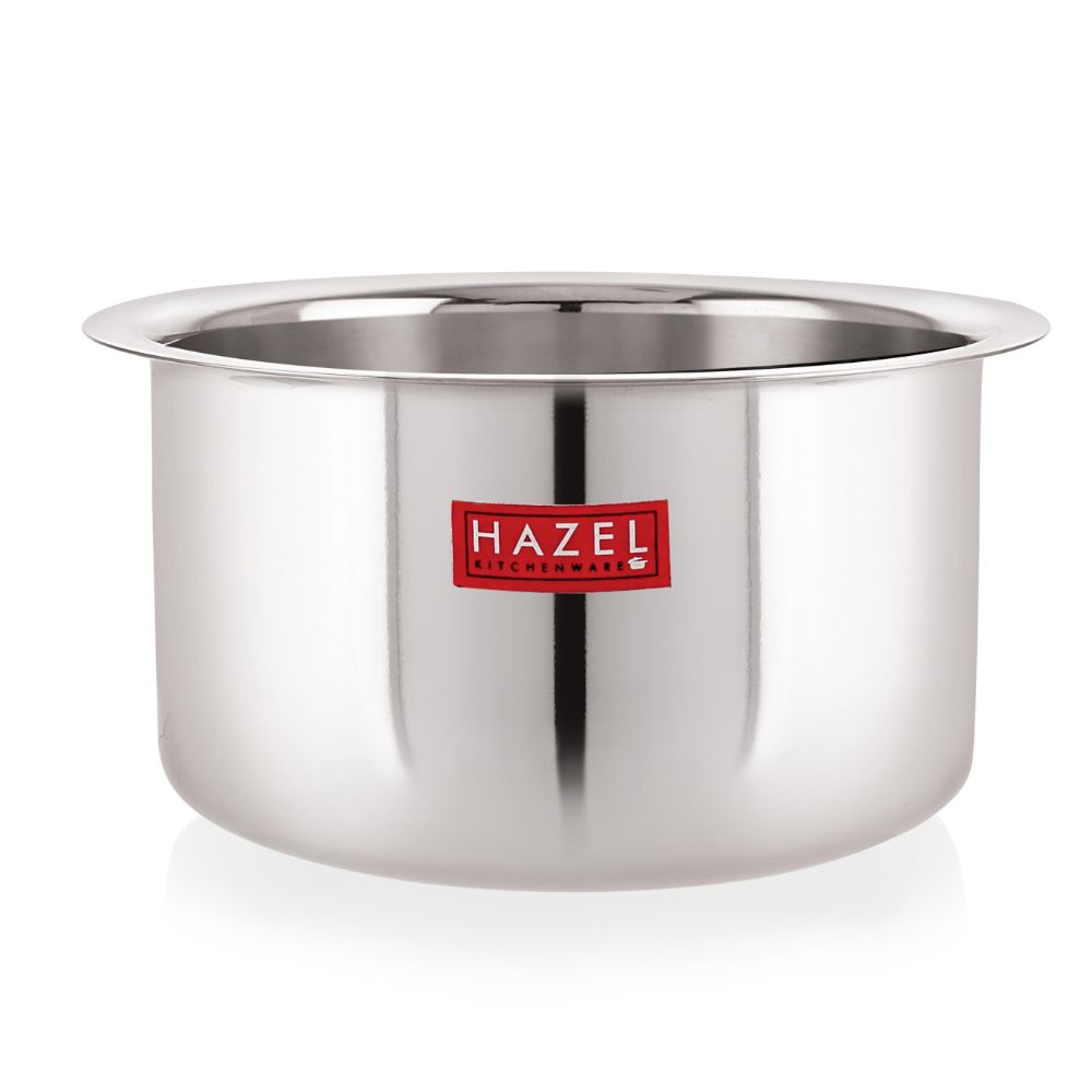 Stainless Steel Patila (Tope) Flat Bottom Set of 3 – 300ML, 500ML & 700ML