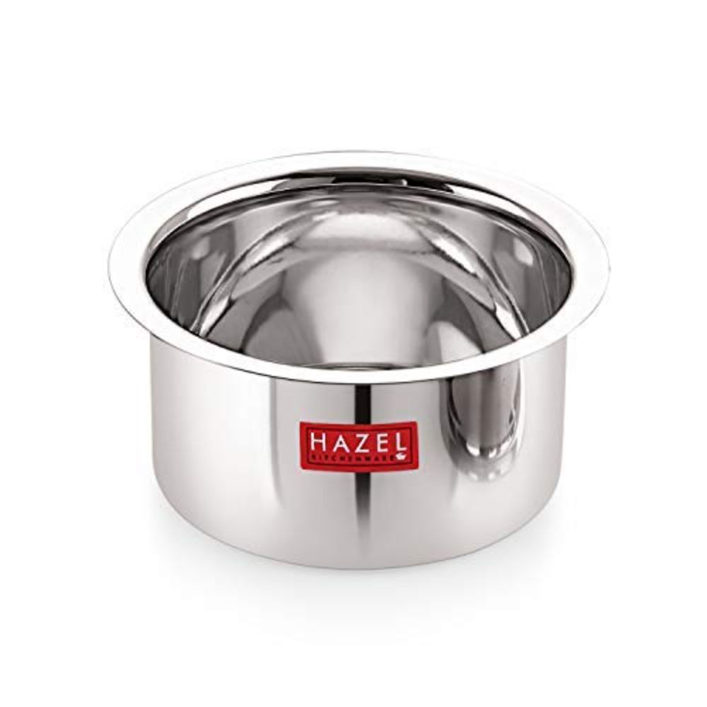 Stainless Steel Patila (Tope) Flat Bottom Set of 3 – 300ML, 500ML & 700ML