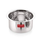 Stainless Steel Patila (Tope) Flat Bottom Set of 3 – 300ML, 500ML & 700ML
