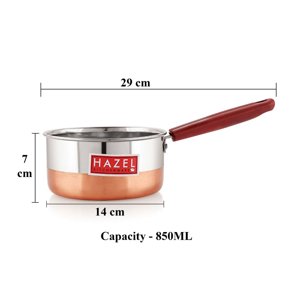 Copper Bottom Flat Patila, 850 ML