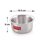 Aluminium Induction Base-Flat Bottom Patila  (Tope), 1125ML
