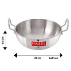 Aluminium Kadai with Handle - 2300 ML