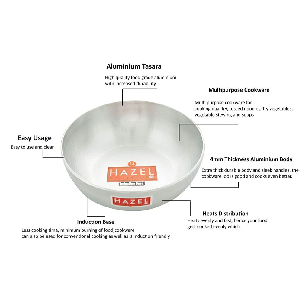 Aluminium Induction Bottom Tasla -  4mm (1.25L)