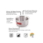 Aluminium Flat Bottom Patila (Tope) - 1.4L