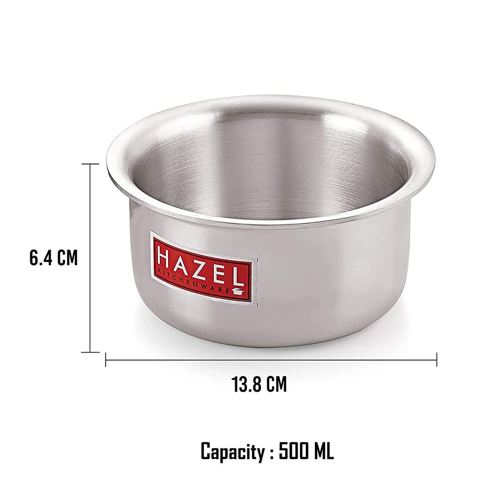 Aluminium Flat Bottom Patila (Tope) - 1.4L