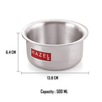 Aluminium Flat Bottom Patila (Tope) - 1.4L