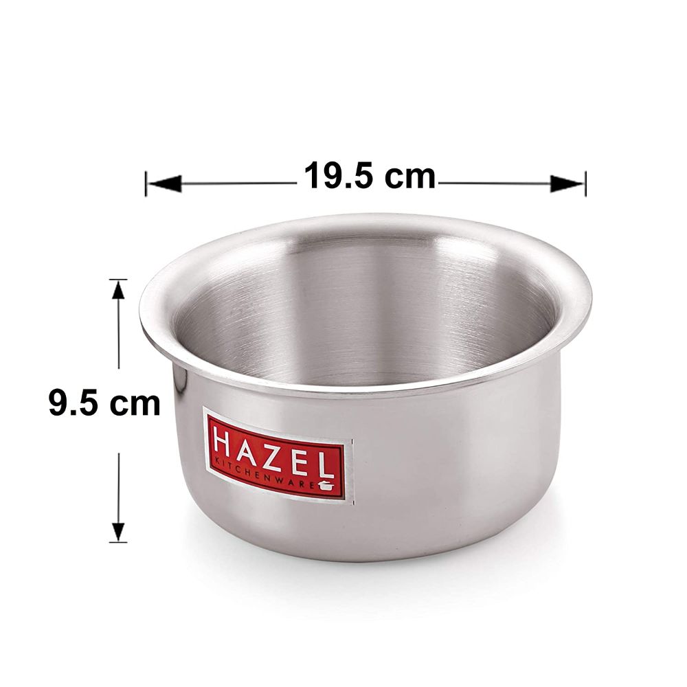 Aluminium Flat Bottom Patila (Tope) - 2L