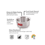 Aluminium Flat Bottom Patila (Tope) - 3.1 L