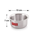 Aluminium Flat Bottom Patila (Tope) - 875ML