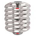 Stainless Steel Idli Plate Stand,  6-Rack Plates, 30 Idlis