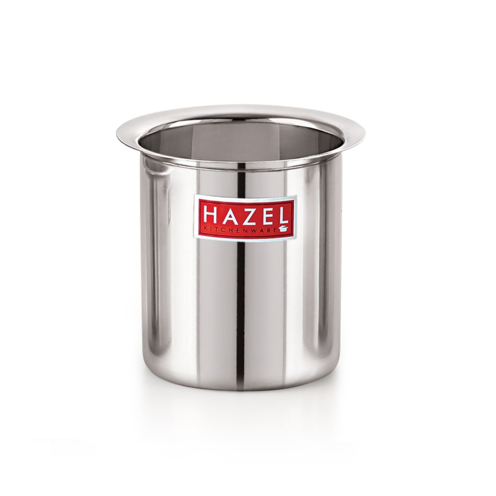 Stainless Steel Milk Boiler /Gunj Set of 5 - 880ML, 1250ML, 1600ML, 2200ML, 2800ML