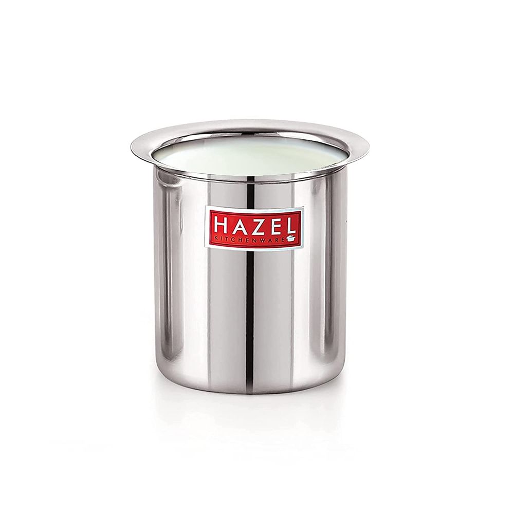 Stainless Steel Milk Boiler /Gunj Set of 5 - 880ML, 1250ML, 1600ML, 2200ML, 2800ML