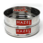 Two closed dabbas are stacked and shown from a similar front angle on a white background.