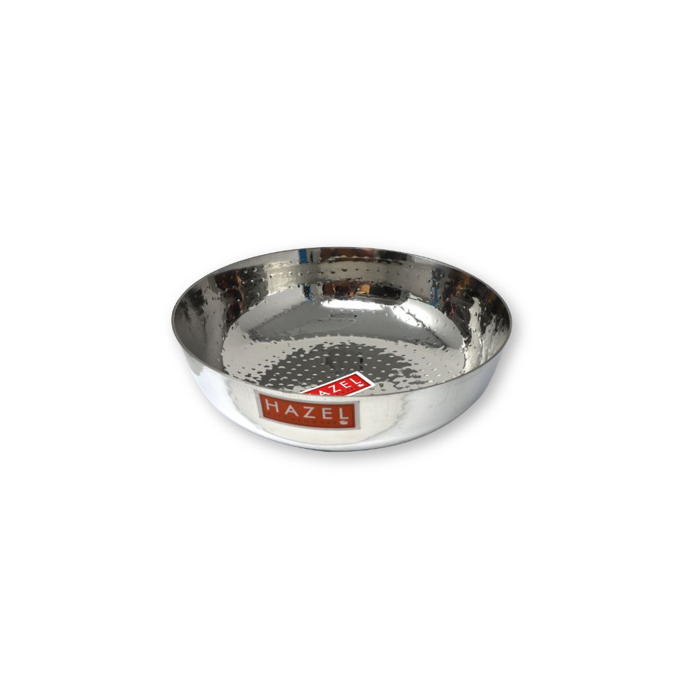 Stainless Steel Hammered Tasla Kadai - 2.25 L, 24.5cm