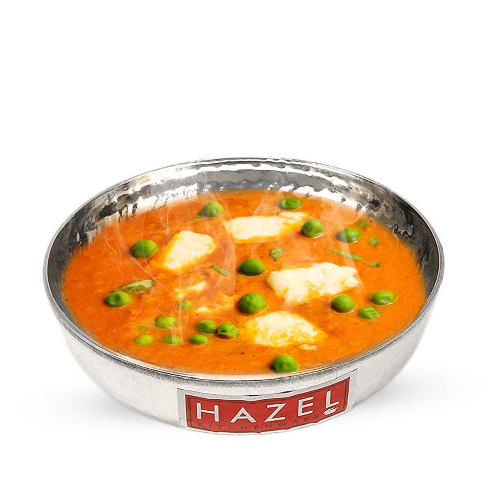 Stainless Steel Hammered Tasla Kadai, 700 ML, 15.5cm
