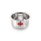 Stainless Steel Tope/Dekchi with Lid – 1 Litre, 16.5 cm