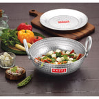 Aluminium Hammered Kadai with Lid – 4 L, 29cm