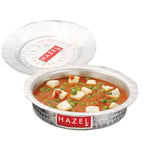 Aluminium Hammered Patila with Lid – 900 ML, 20cm