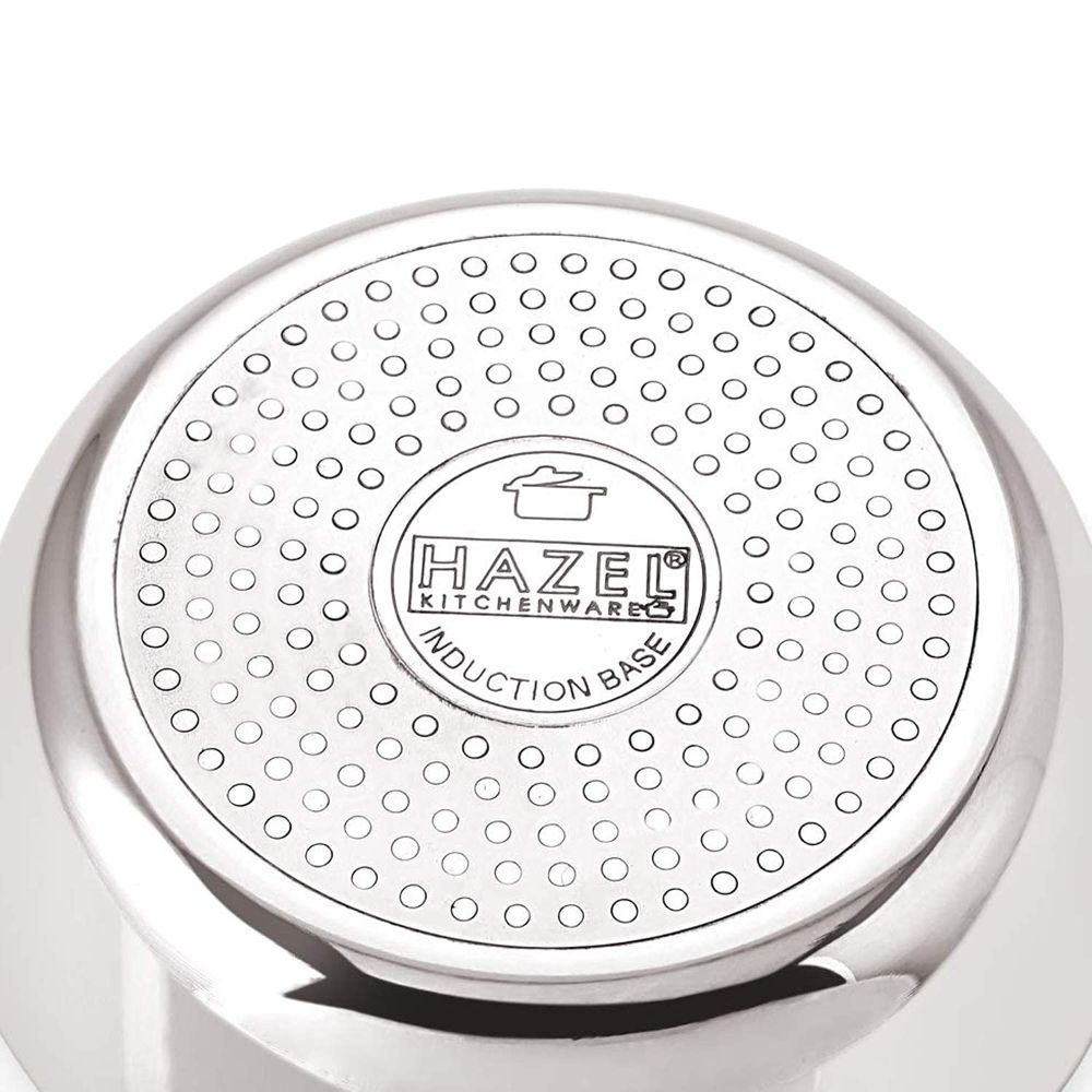 Aluminium Induction Base Kadai 4mm with Handle – 6 L, 28.6cm