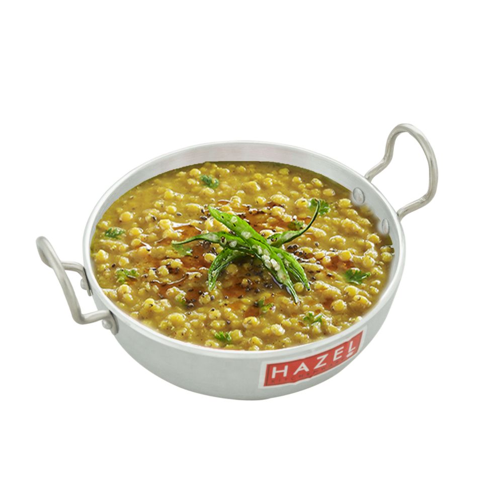 Aluminium Induction Base Kadai 4mm with Handle – 6 L, 28.6cm