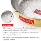 100% Brass Tasla - 1000 ML, 17.5 cm