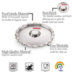 Stainless Steel Utensil Cover Lid, 21 cm