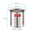 Stainless Steel Milk Pot – 4000 ML