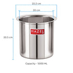 Stainless Steel Mil Boiler – 5000 ML