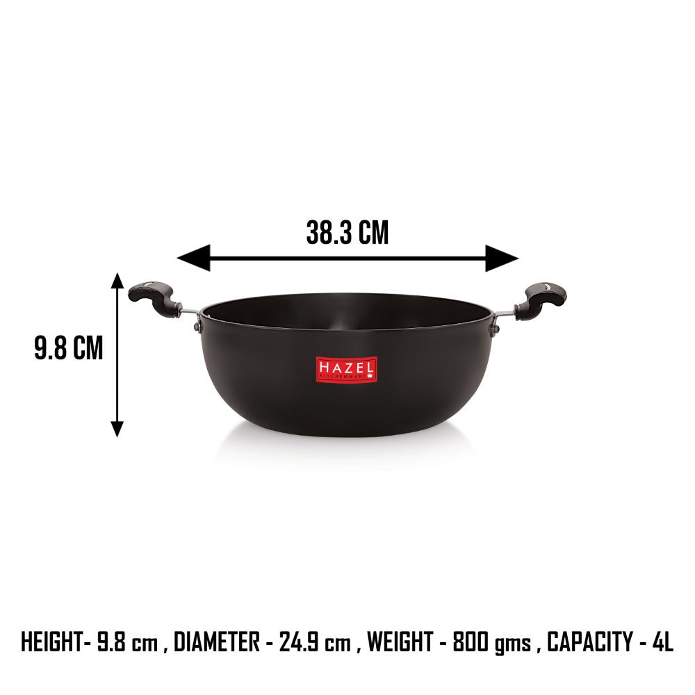 3mm Aluminium Bhagona – 4000 ML , 24.9 cm