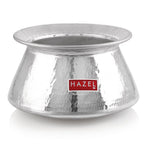 Aluminium Hammered Handi with Lid – 5 L, 23cm |