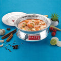 Aluminium Hammered Handi with Lid – 1 L, 17.5 cm