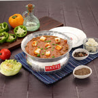 Aluminium Hammered Handi with Lid – 1.9 L, 20cm