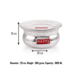 Aluminium Hammered Handi with Lid – 1.9 L, 20cm - alternate view 3
