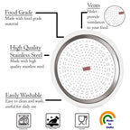 Stainless Steel Cover Lid with Holes for Patila – 21.2 cm - alternate view 3