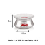 Aluminium Hammered Biryani Cooking Pot with Lid – 2.1 L, 23cm