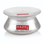 Aluminium Hammered Biryani Cooking Pot with Lid – 2.1 L, 23cm