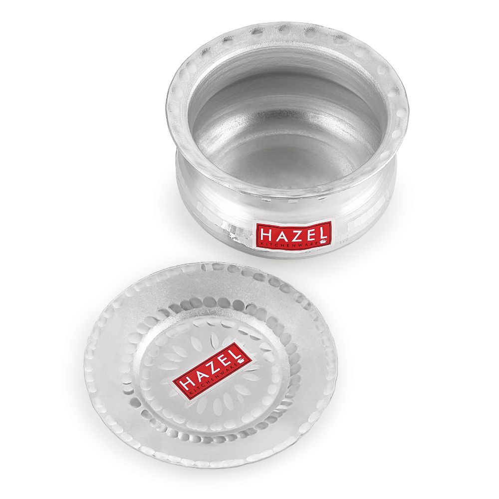 Aluminium Handi with Lid, Dhari Patiya, Biryani & Curry Cooking Pot