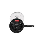 Non Stick Appe Maker with Glass Lid – 12 Cavity