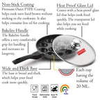Non Stick Appe Maker with Glass Lid – 12 Cavity