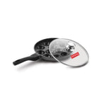 Non Stick Appe Maker with Glass Lid – 12 Cavity