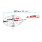 Round Aluminium Papad Jali, Small