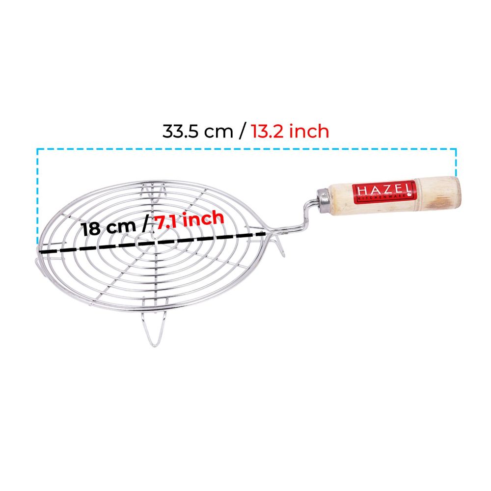 Round Aluminium Papad Jali, Small