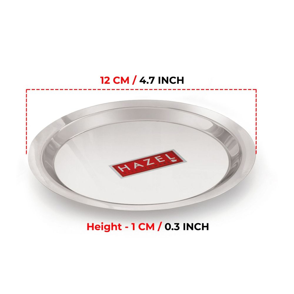 Stainless Steel Lid Cover for Tope/ Kadai – 12 cm