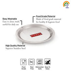 Stainless Steel Lid for Kadhai/Tope – 13.5cm