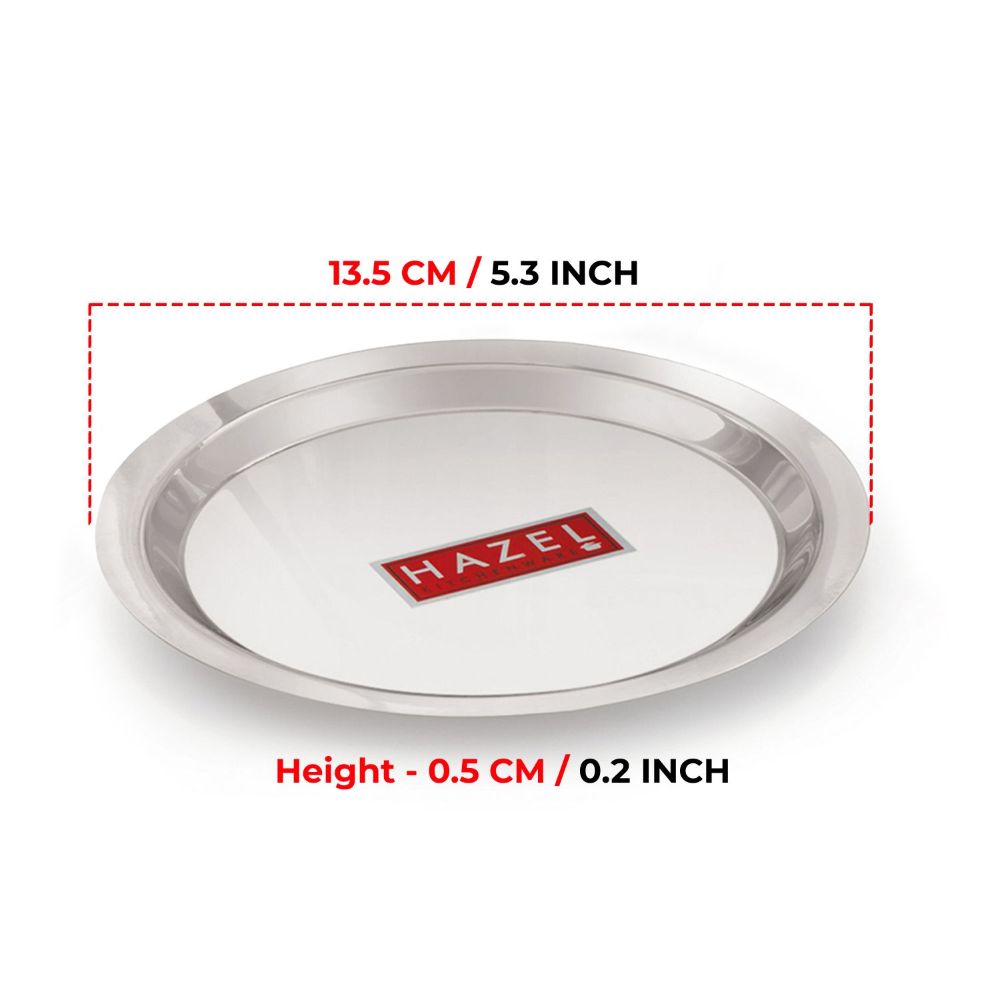 Stainless Steel Lid for Kadhai/Tope – 13.5cm