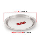 Stainless Steel Lid for Kadhai/Tope – 13.5cm