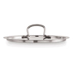 Stainless Steel Cookware Lid With Handle -  (Outer Diameter 22 cm, Inner Diameter 20 cm)