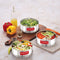 Stainless Steel Round Cooker Dabba Set of 3, 900ML
