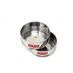 Stainless Steel Round 6L  Pressure Cooker Dabba Set Of 2, 1150ML